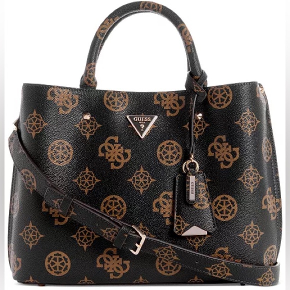 FINAL MARKDOWN!💥💥GUESS Black and Brown Logo Bag